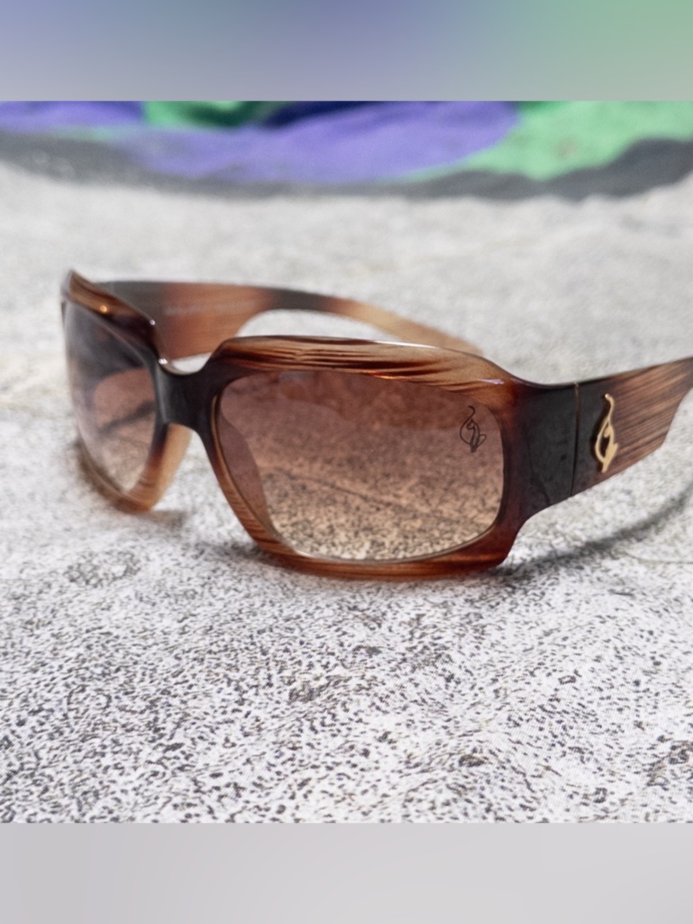 Sold - Baby Phat Vintage Y2K GHOST MOD 2021 Oversized Brown Wood-Grain